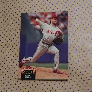 Tommy Greene #27 Baseball Card